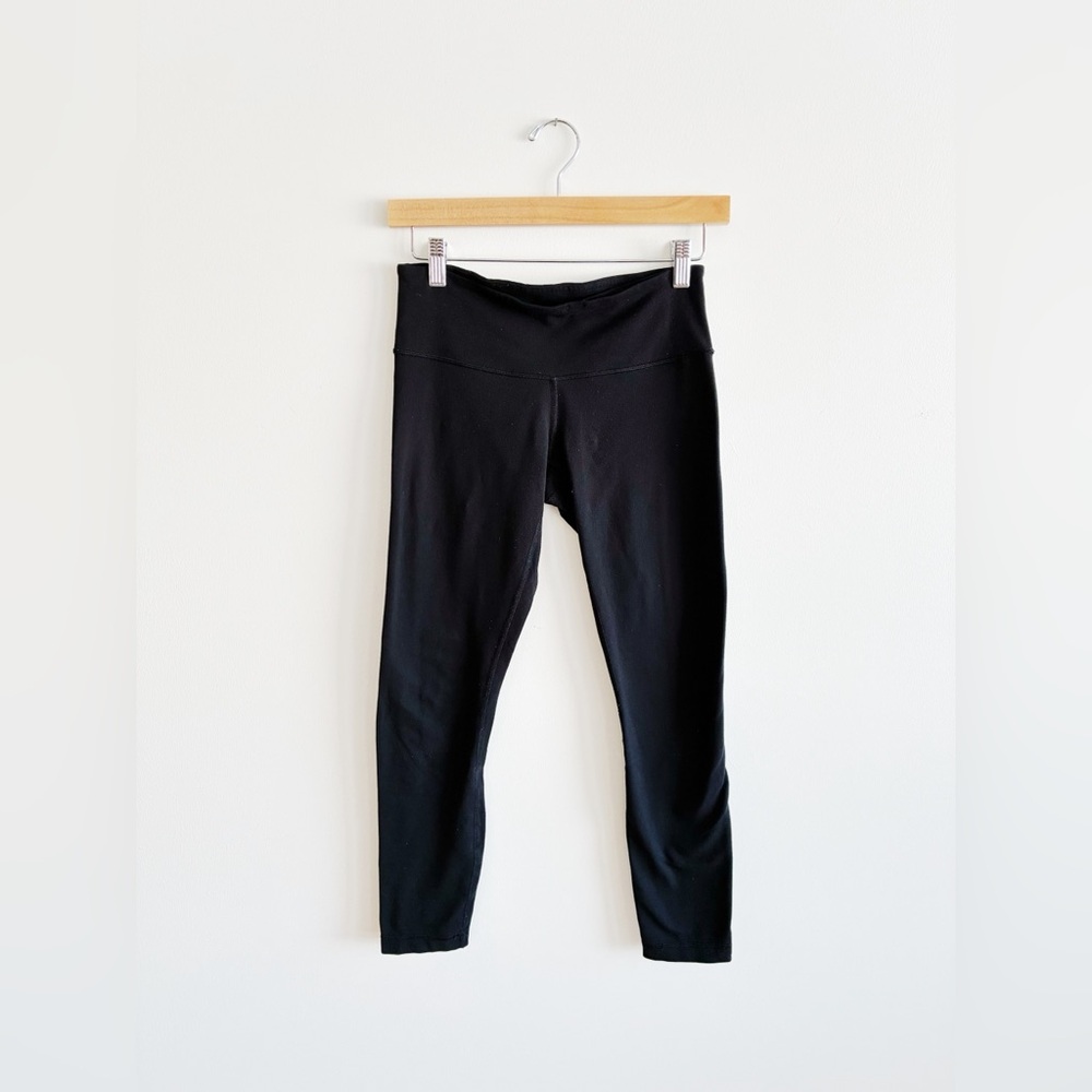 Lululemon Athletica Black Leggings 25” In Seam